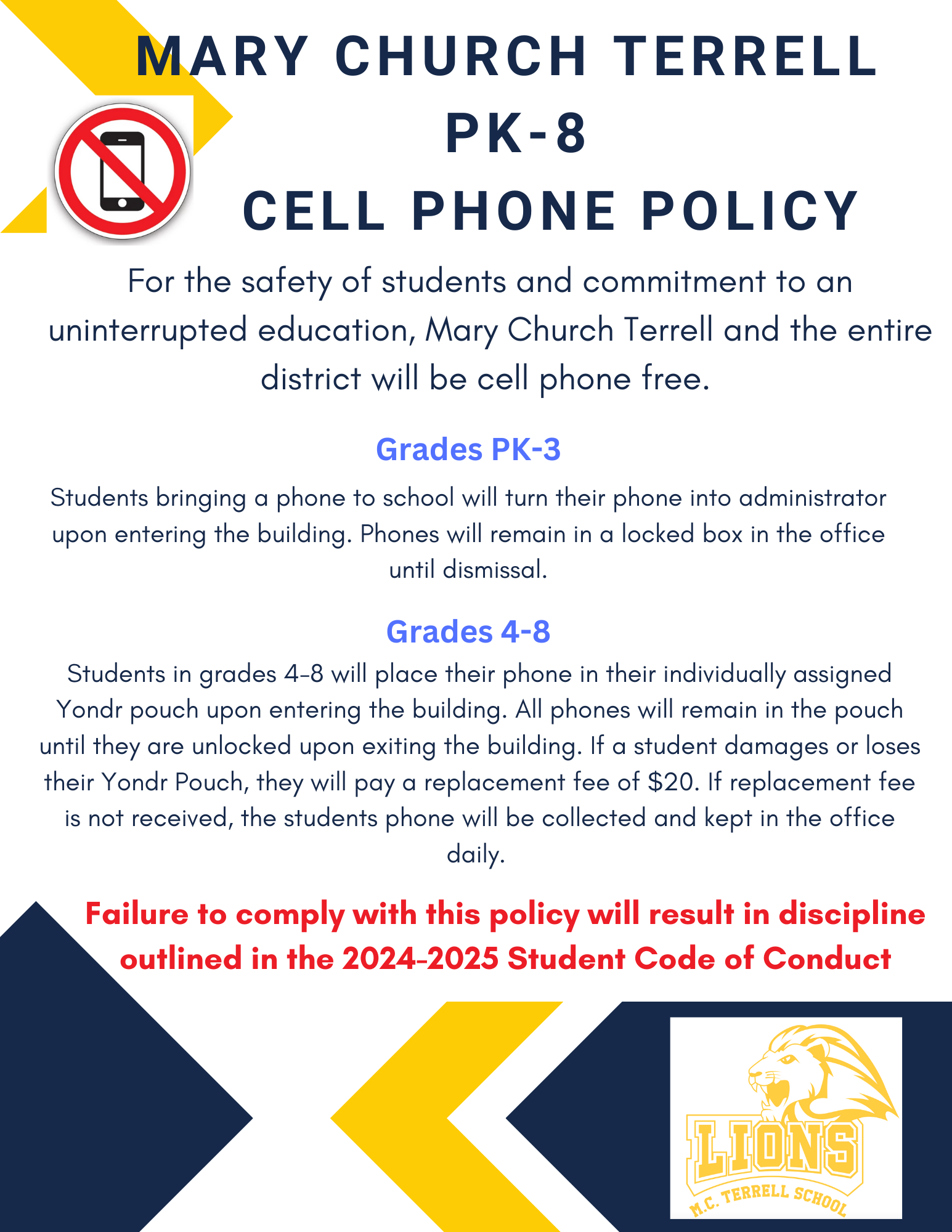 Cell Phone Policy